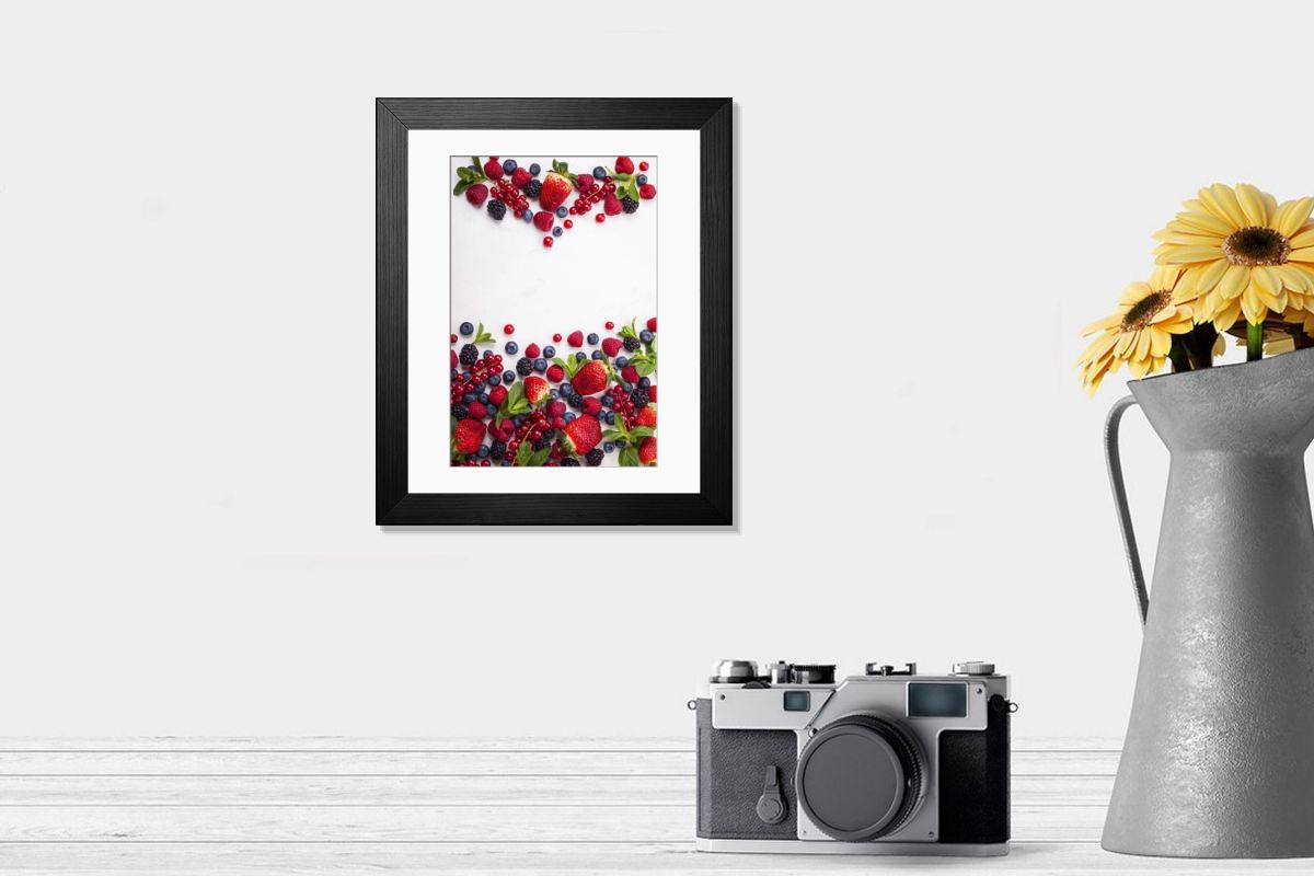 Shown hanging in a room: Modern 14"x12" (36x31cm)