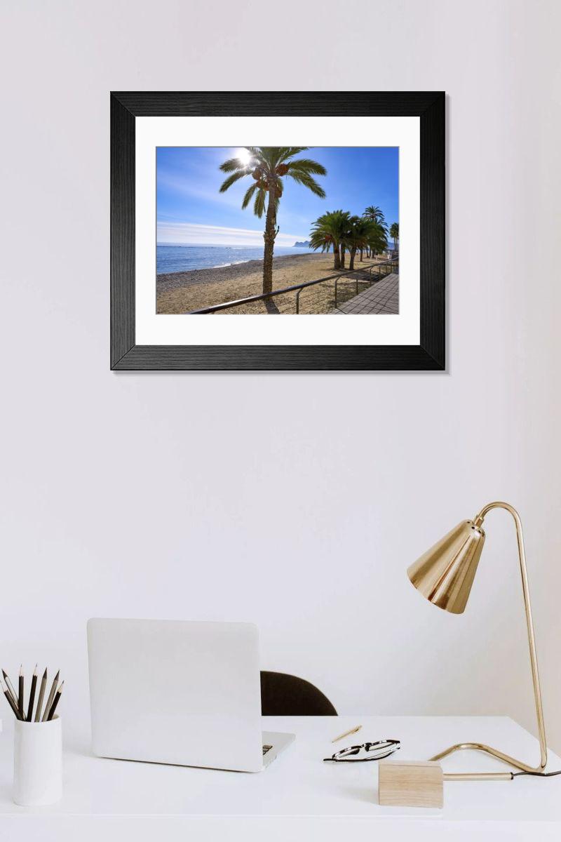Shown hanging in a room: Modern 14"x12" (36x31cm)