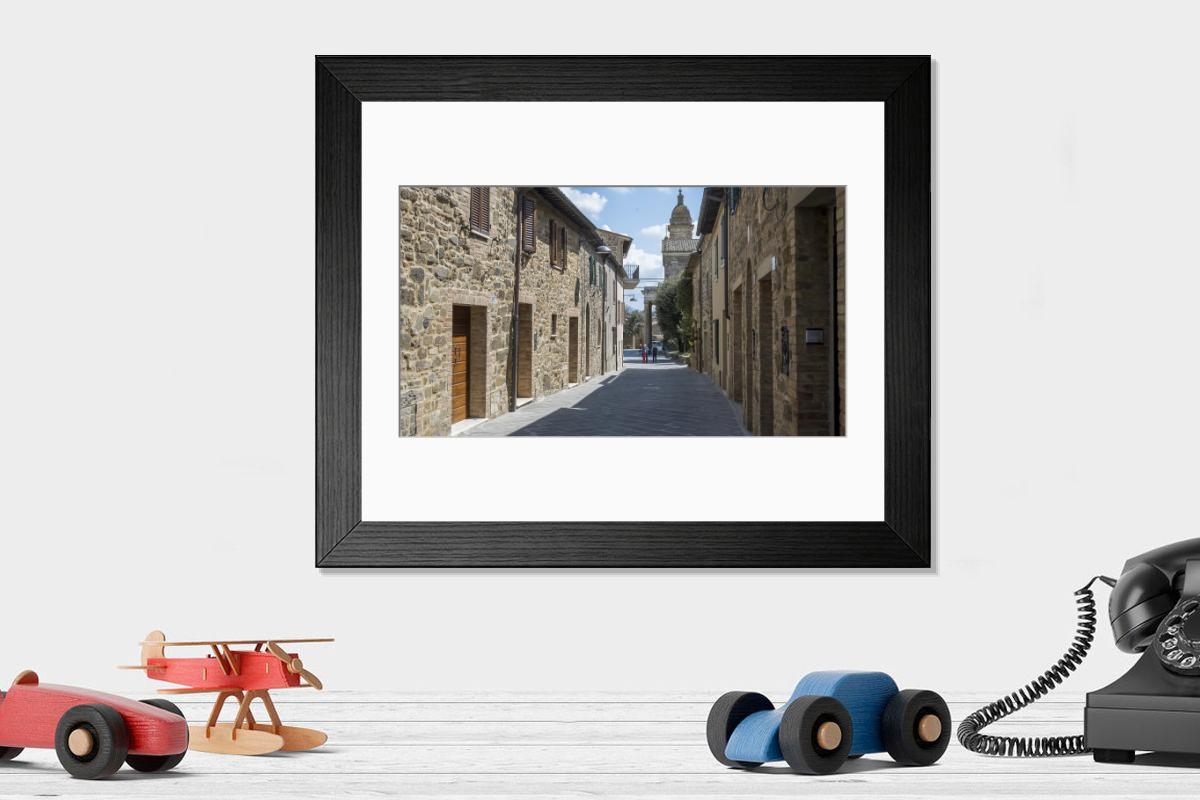 Shown hanging in a room: Modern 14"x12" (36x31cm)