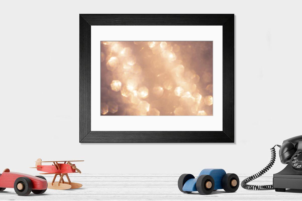 Shown hanging in a room: Modern 14"x12" (36x31cm)