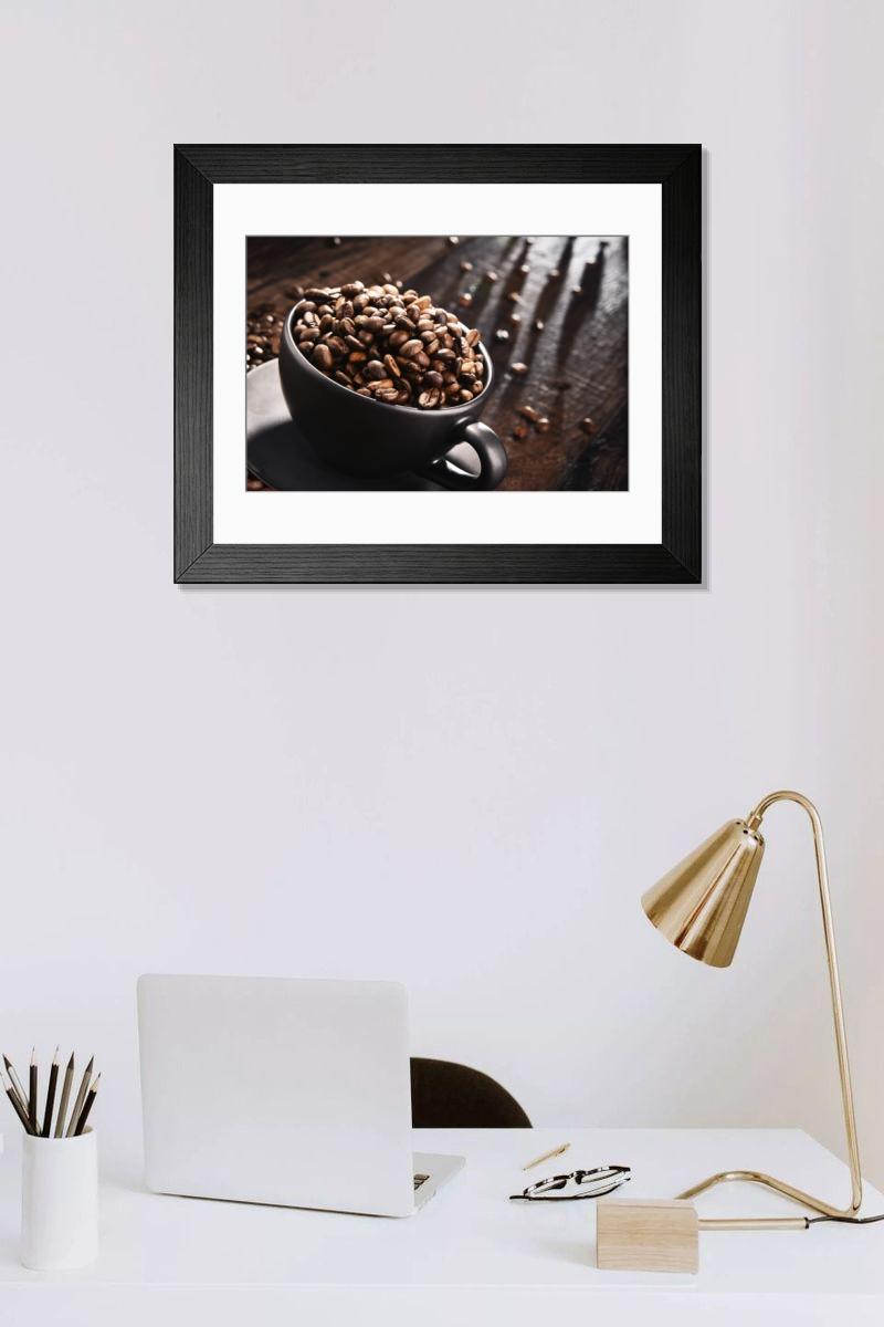 Shown hanging in a room: Modern 14"x12" (36x31cm)