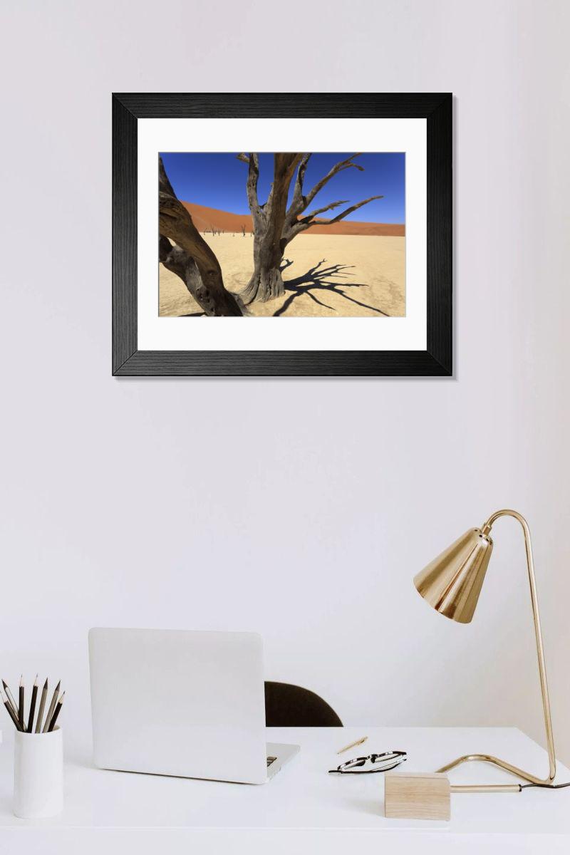 Shown hanging in a room: Modern 14"x12" (36x31cm)
