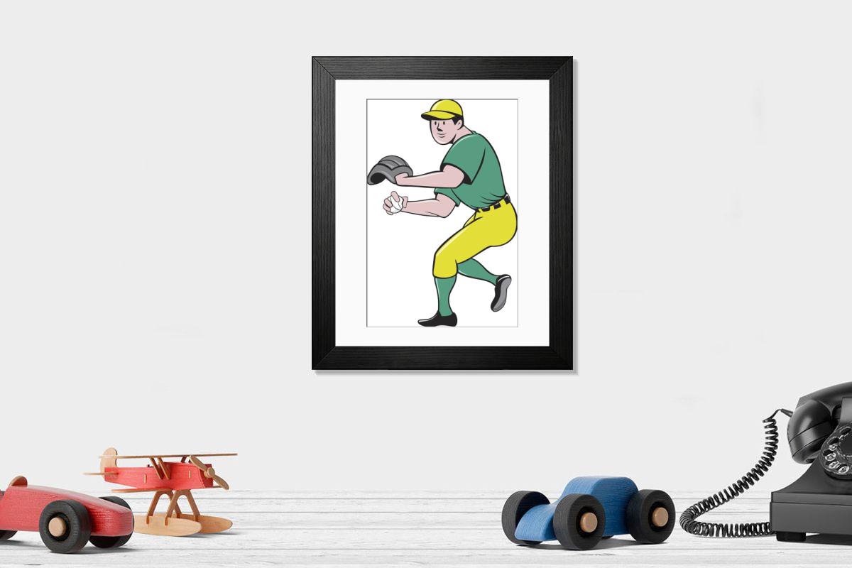 Shown hanging in a room: Modern 14"x12" (36x31cm)