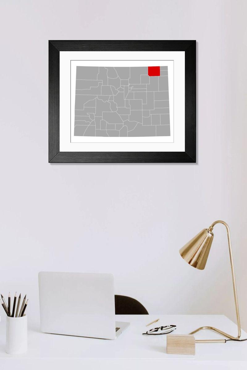 Shown hanging in a room: Modern 14"x12" (36x31cm)