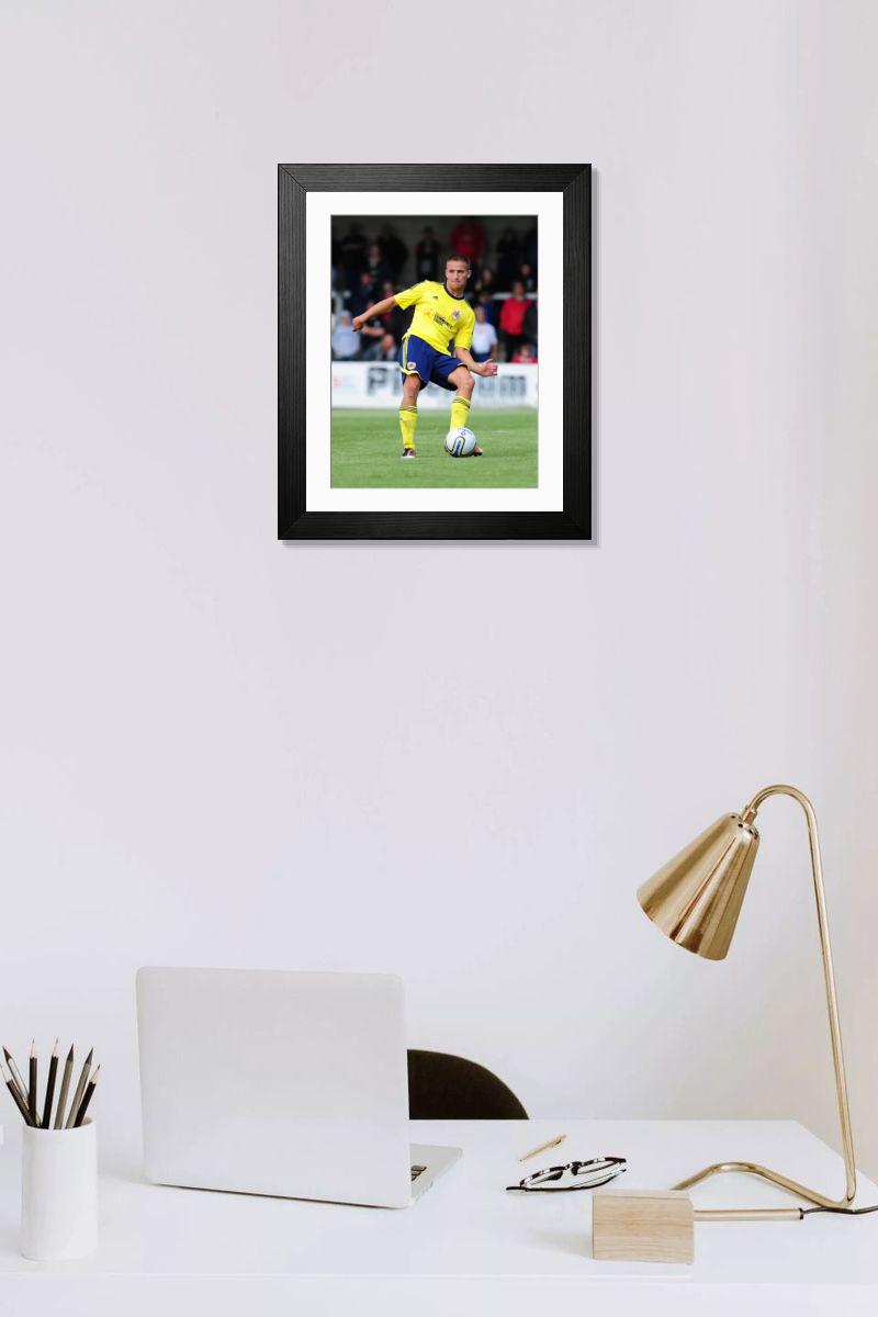 Shown hanging in a room: Modern 14"x12" (36x31cm)