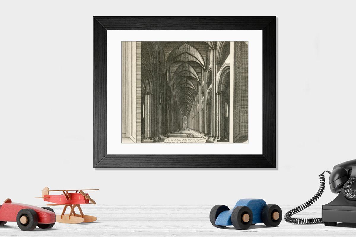 Shown hanging in a room: Modern 14"x12" (36x31cm)