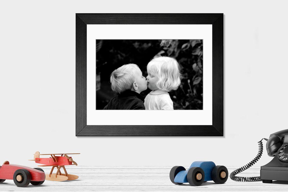 Shown hanging in a room: Modern 14"x12" (36x31cm)
