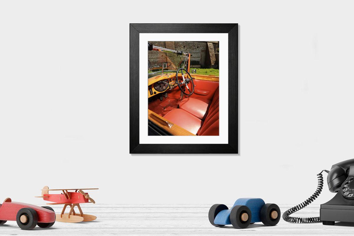 Shown hanging in a room: Modern 14"x12" (36x31cm)