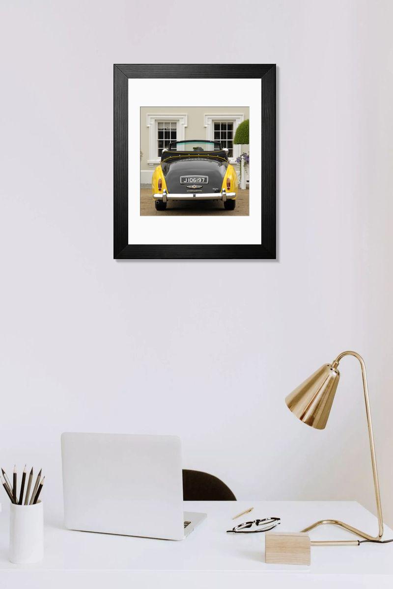 Shown hanging in a room: Modern 14"x12" (36x31cm)