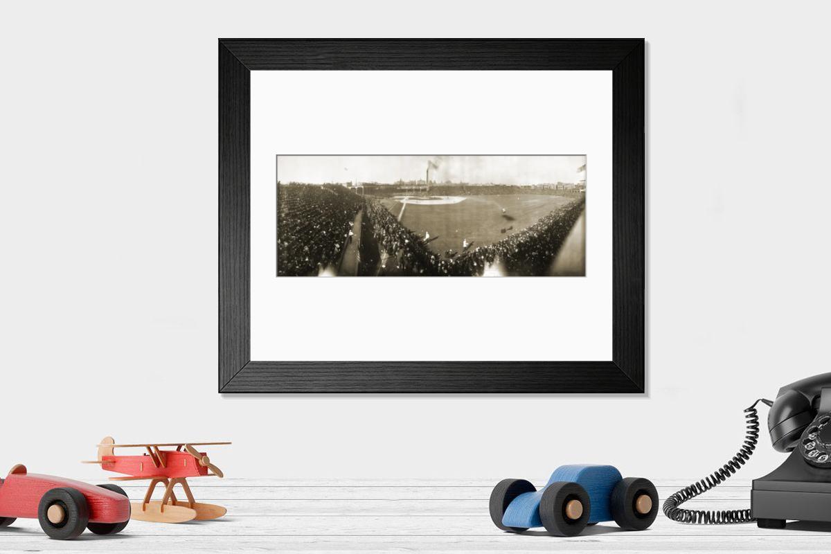 Shown hanging in a room: Modern 14"x12" (36x31cm)