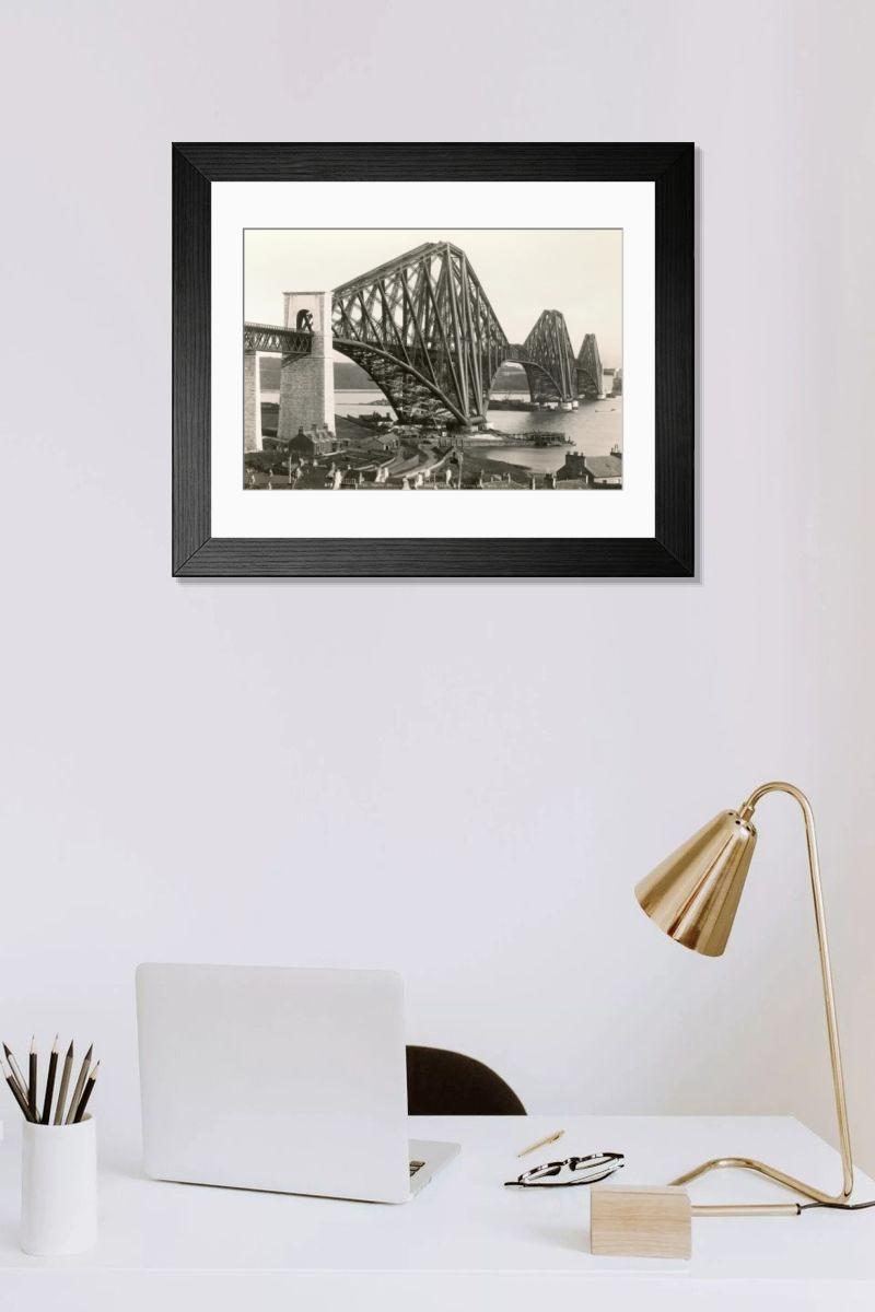 Shown hanging in a room: Modern 14"x12" (36x31cm)