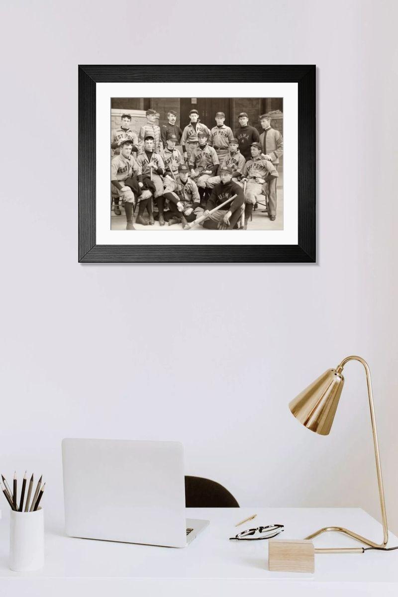 Shown hanging in a room: Modern 14"x12" (36x31cm)