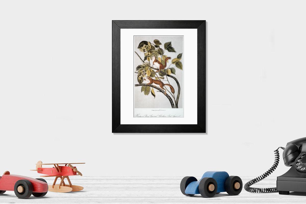 Shown hanging in a room: Modern 14"x12" (36x31cm)