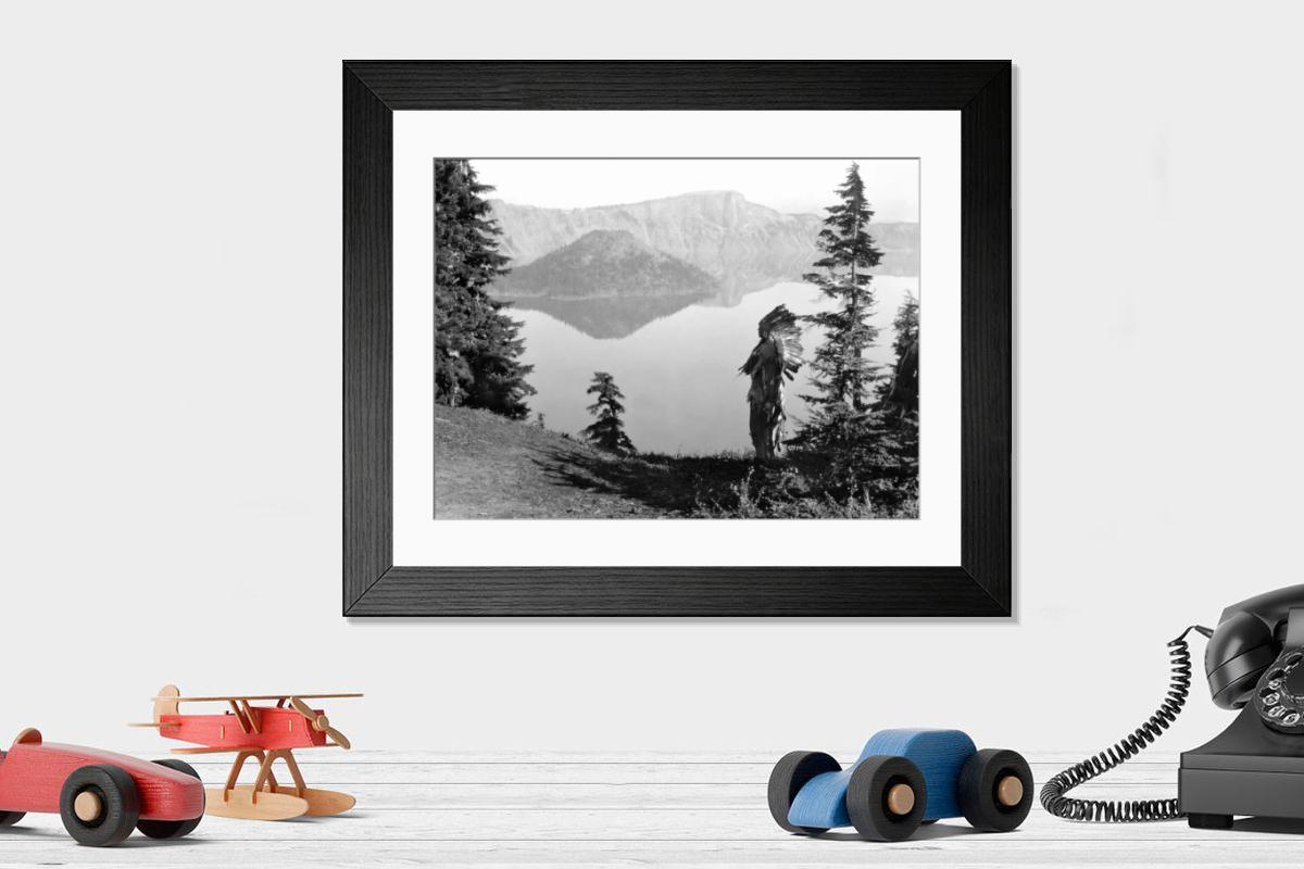 Shown hanging in a room: Modern 14"x12" (36x31cm)