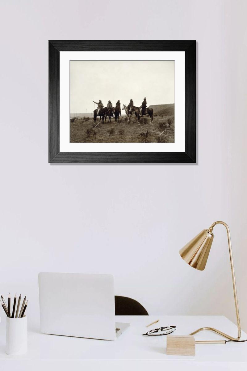 Shown hanging in a room: Modern 14"x12" (36x31cm)