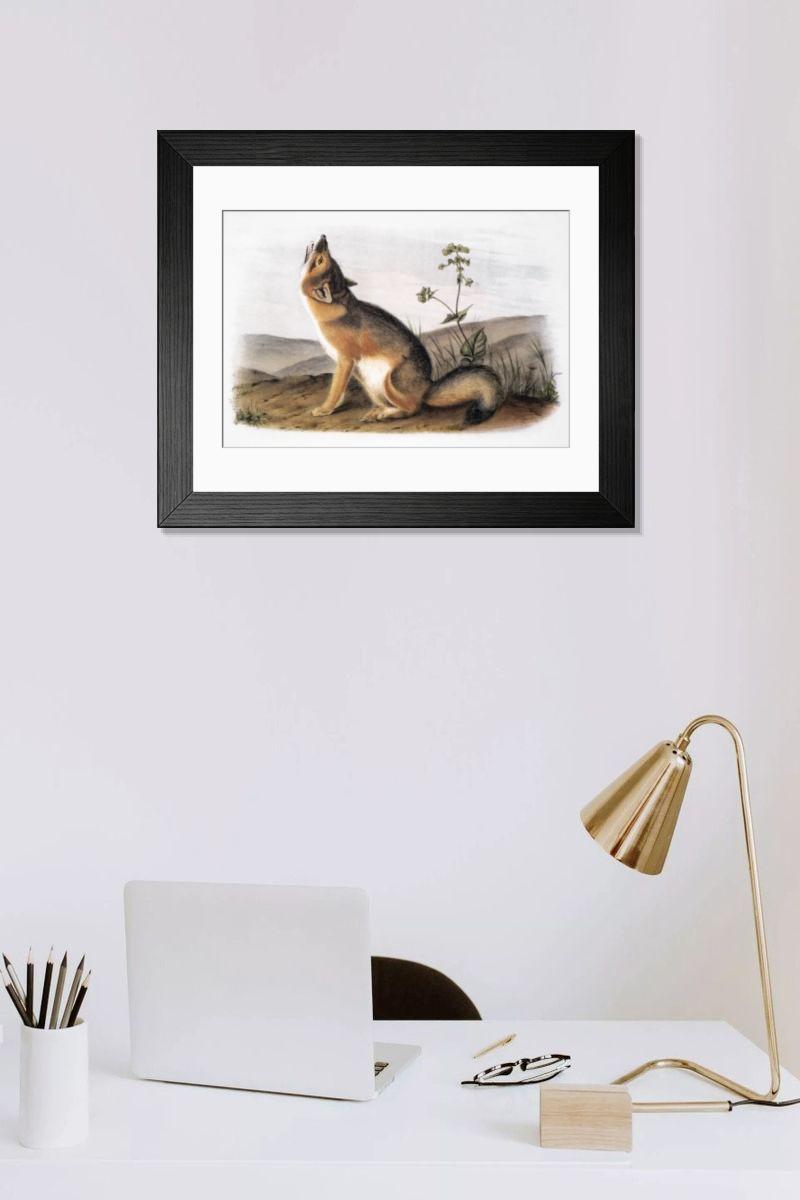 Shown hanging in a room: Modern 14"x12" (36x31cm)