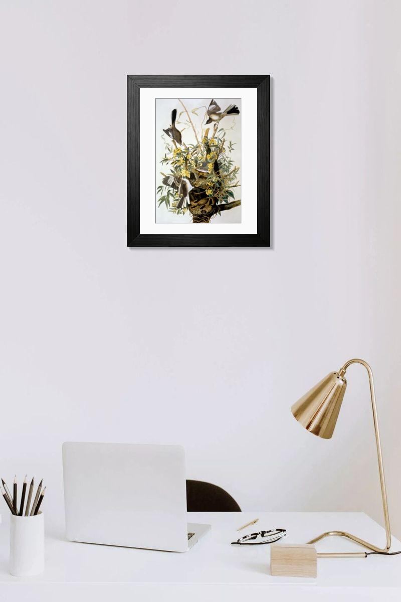 Shown hanging in a room: Modern 14"x12" (36x31cm)