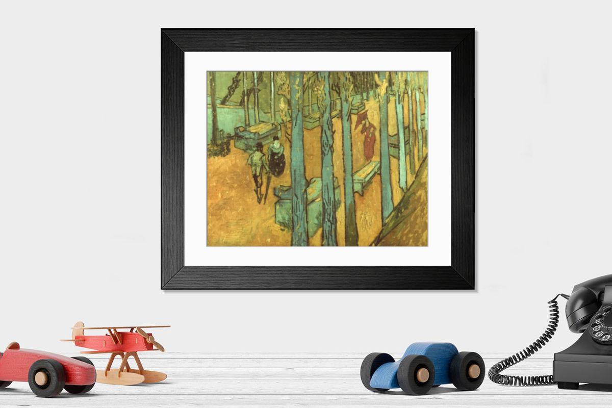 Shown hanging in a room: Modern 14"x12" (36x31cm)
