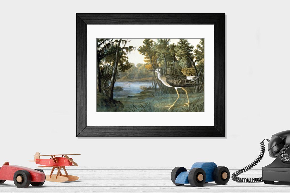 Shown hanging in a room: Modern 14"x12" (36x31cm)