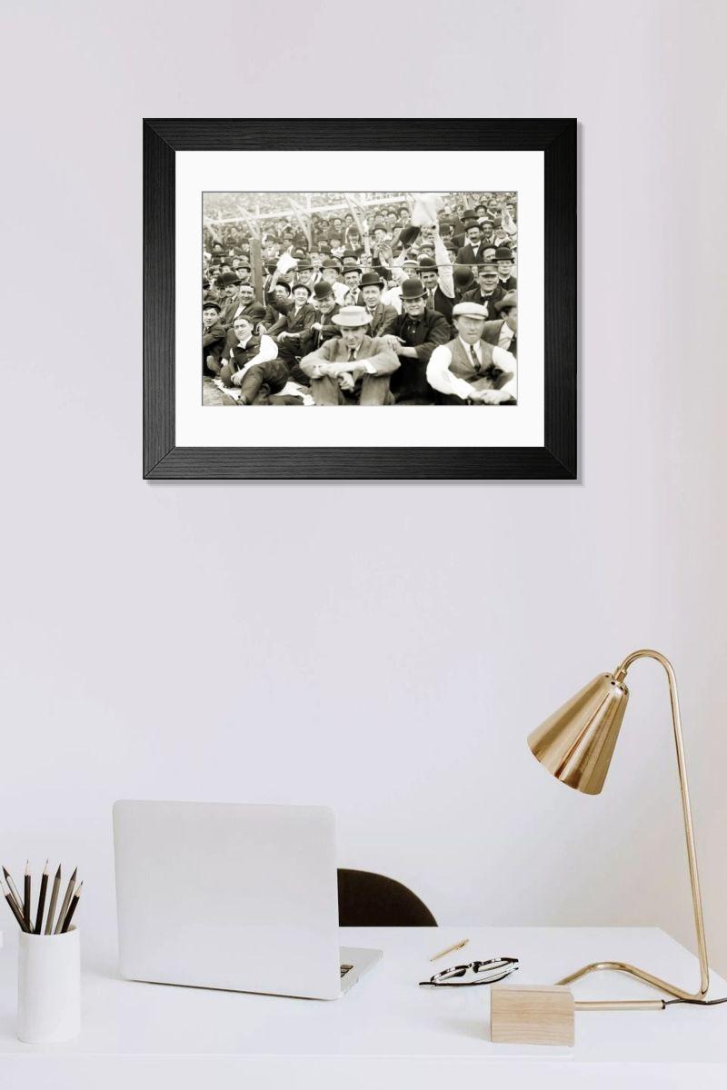Shown hanging in a room: Modern 14"x12" (36x31cm)