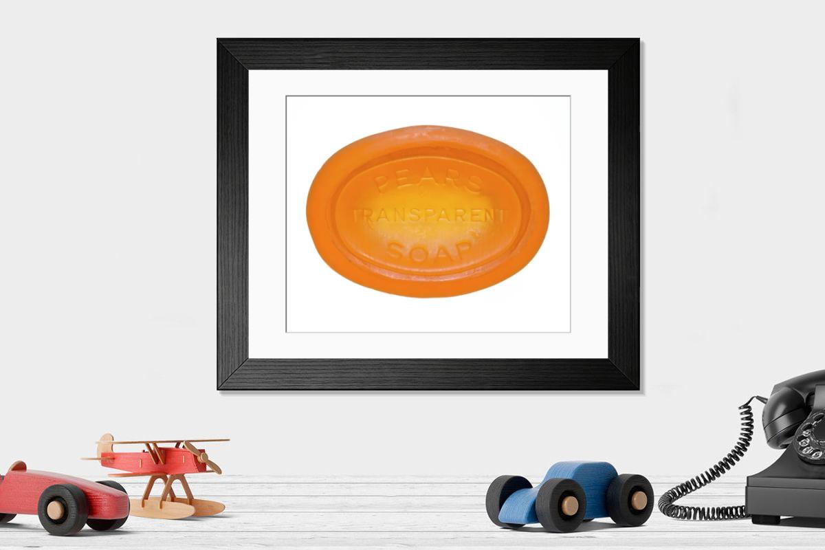 Shown hanging in a room: Modern 14"x12" (36x31cm)
