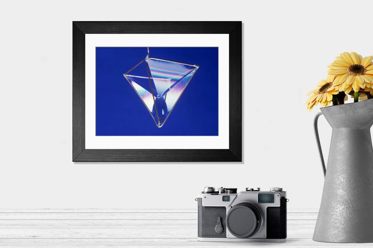 Shown hanging in a room: Modern 14"x12" (36x31cm)