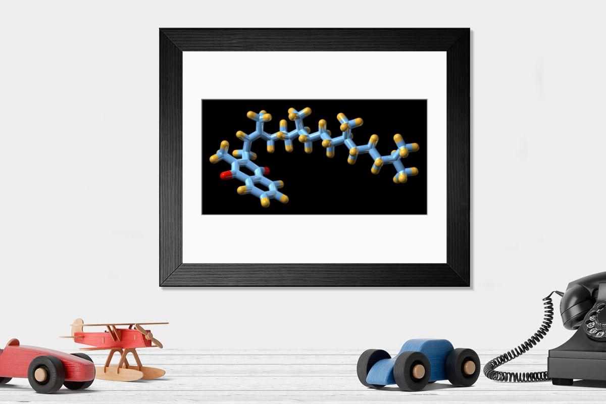 Shown hanging in a room: Modern 14"x12" (36x31cm)