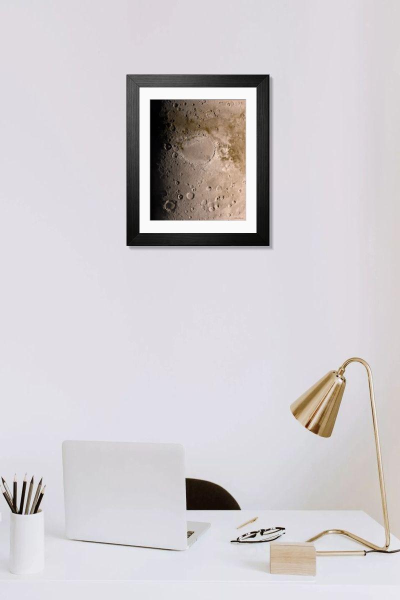 Shown hanging in a room: Modern 14"x12" (36x31cm)