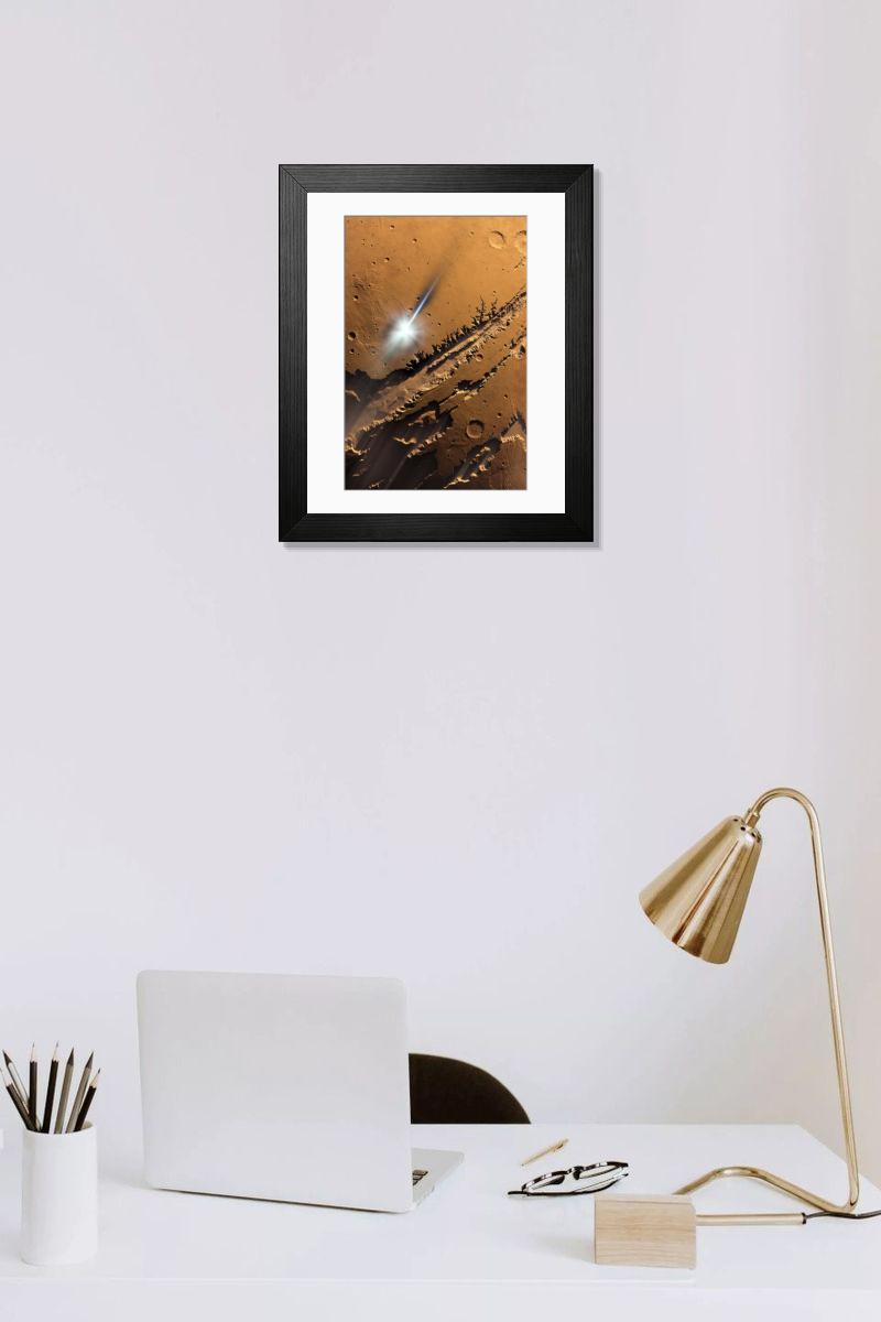 Shown hanging in a room: Modern 14"x12" (36x31cm)