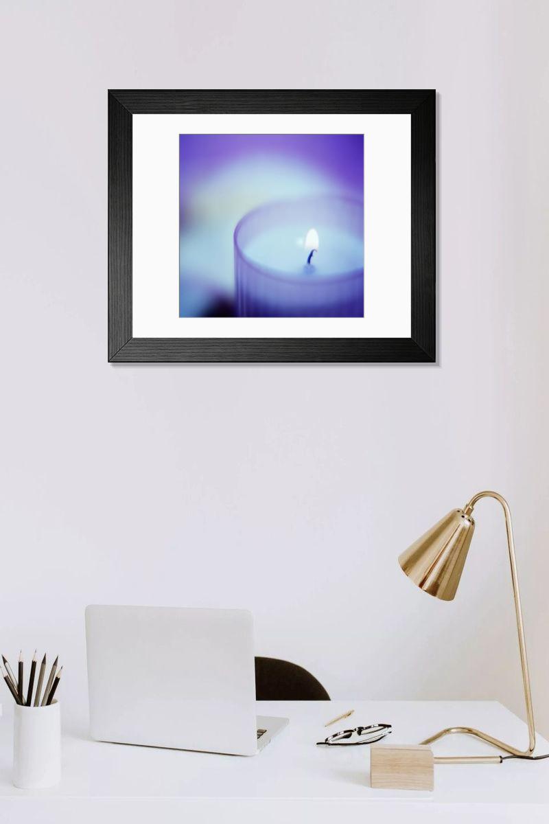 Shown hanging in a room: Modern 14"x12" (36x31cm)