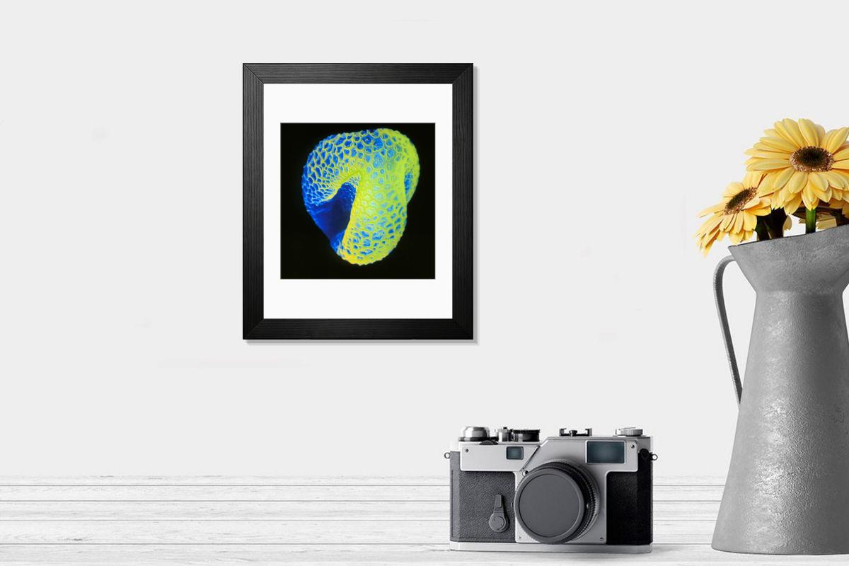 Shown hanging in a room: Modern 14"x12" (36x31cm)