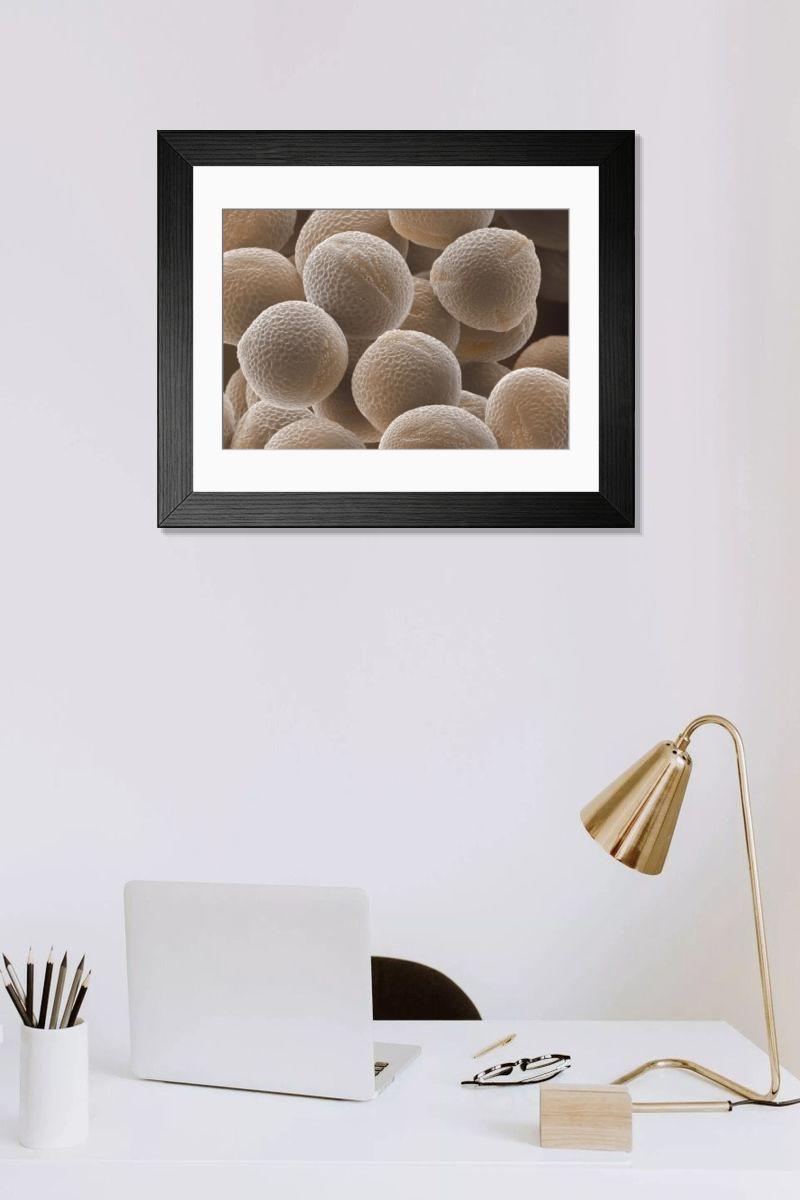 Shown hanging in a room: Modern 14"x12" (36x31cm)