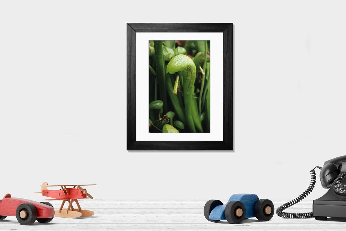 Shown hanging in a room: Modern 14"x12" (36x31cm)