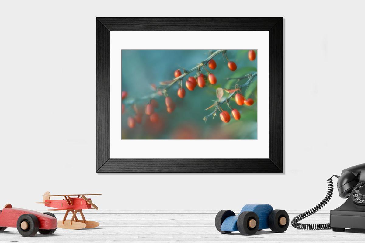 Shown hanging in a room: Modern 14"x12" (36x31cm)