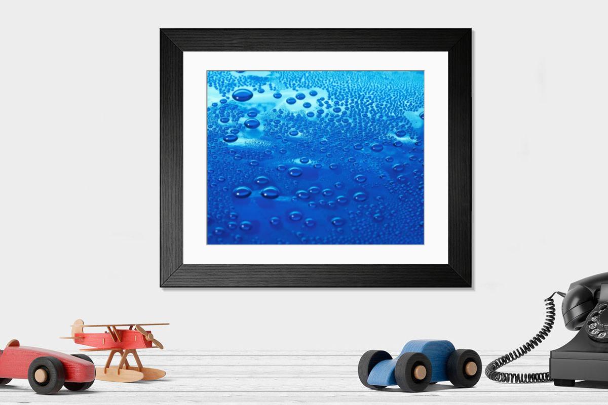 Shown hanging in a room: Modern 14"x12" (36x31cm)