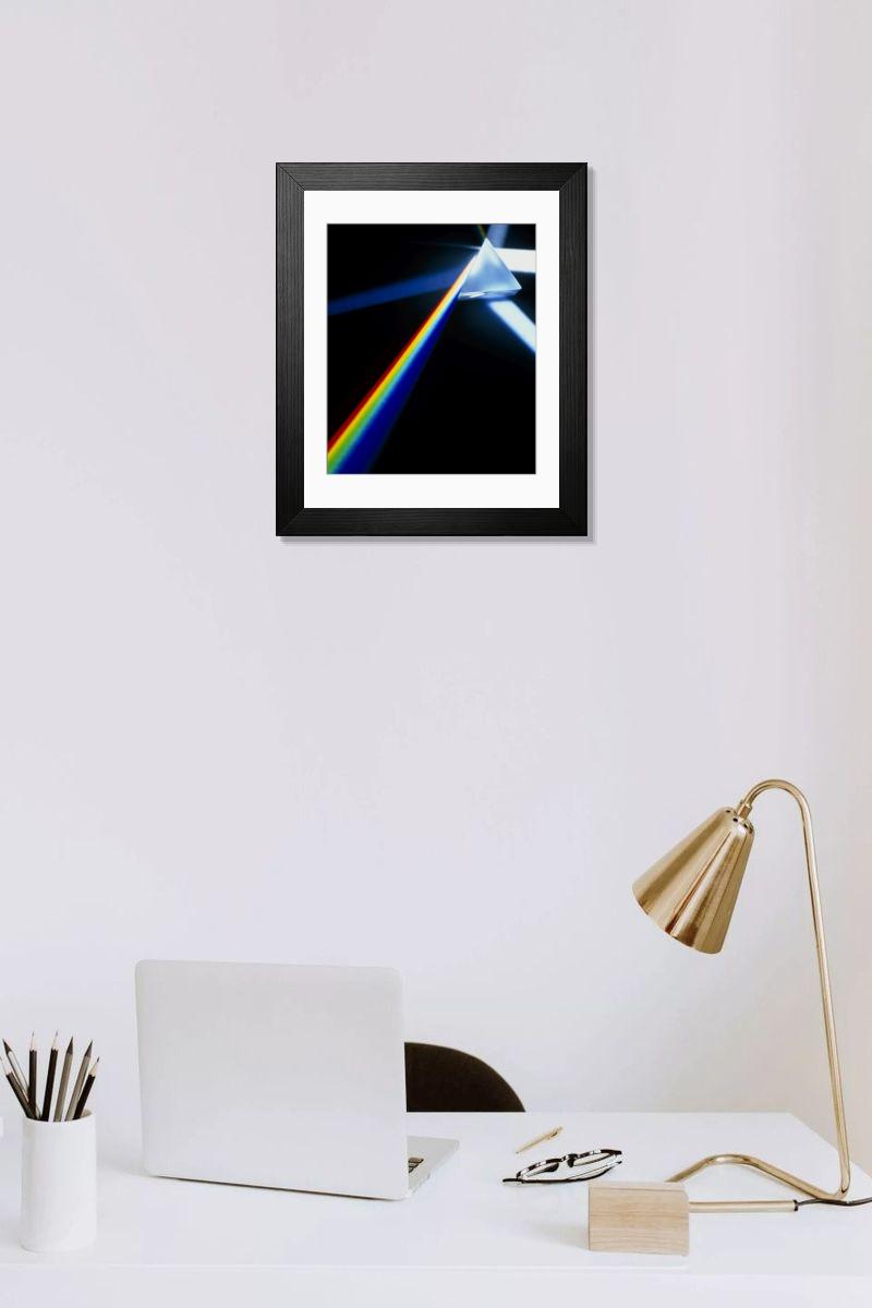 Shown hanging in a room: Modern 14"x12" (36x31cm)