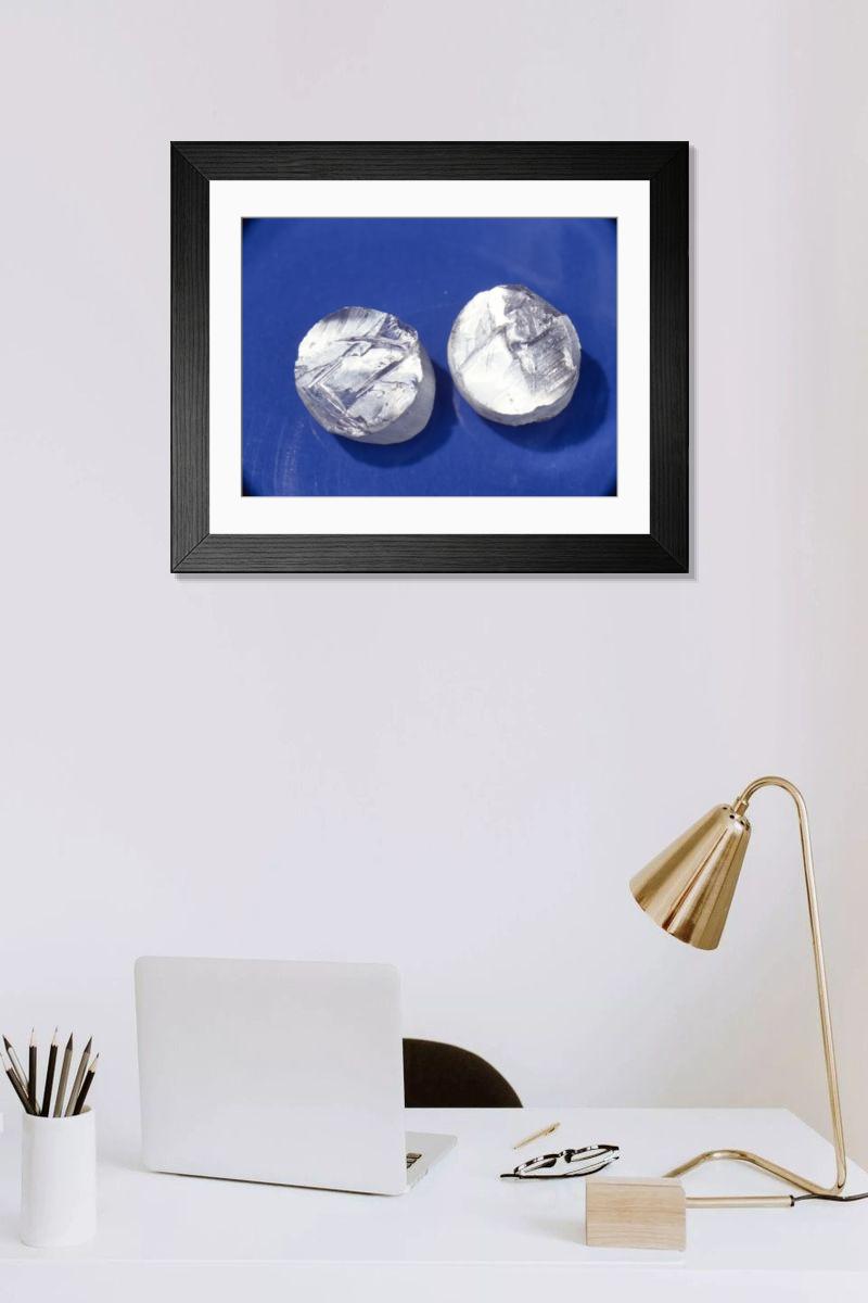 Shown hanging in a room: Modern 14"x12" (36x31cm)