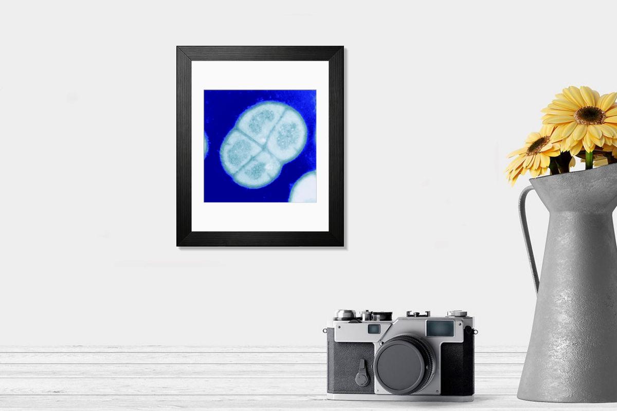 Shown hanging in a room: Modern 14"x12" (36x31cm)