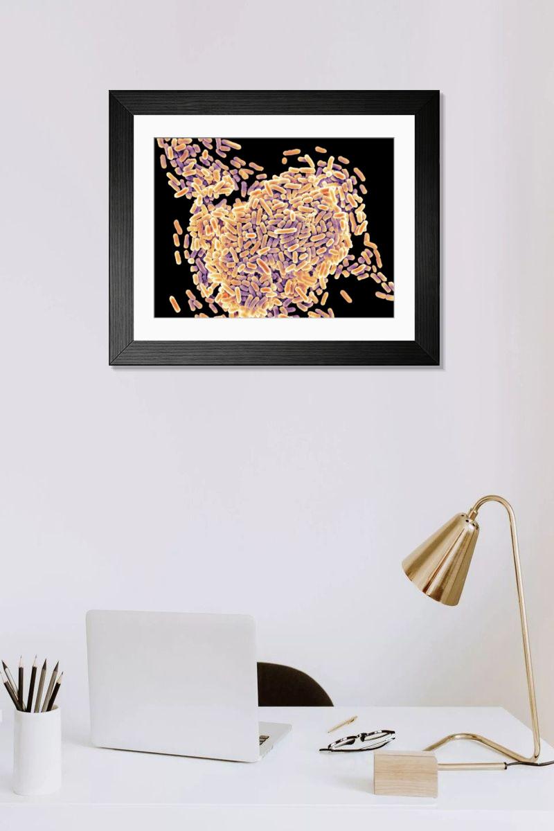 Shown hanging in a room: Modern 14"x12" (36x31cm)