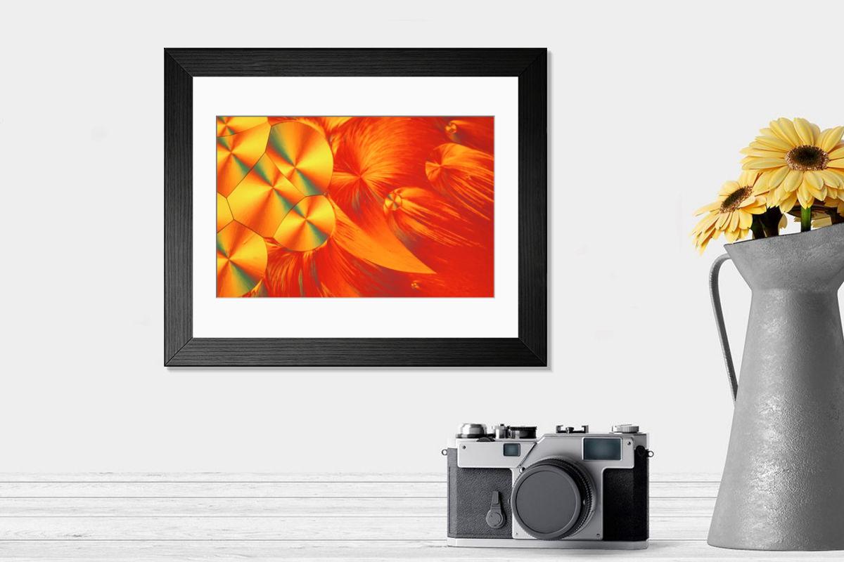 Shown hanging in a room: Modern 14"x12" (36x31cm)