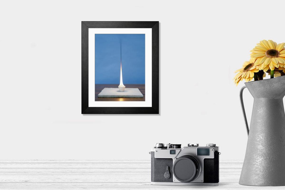 Shown hanging in a room: Modern 14"x12" (36x31cm)