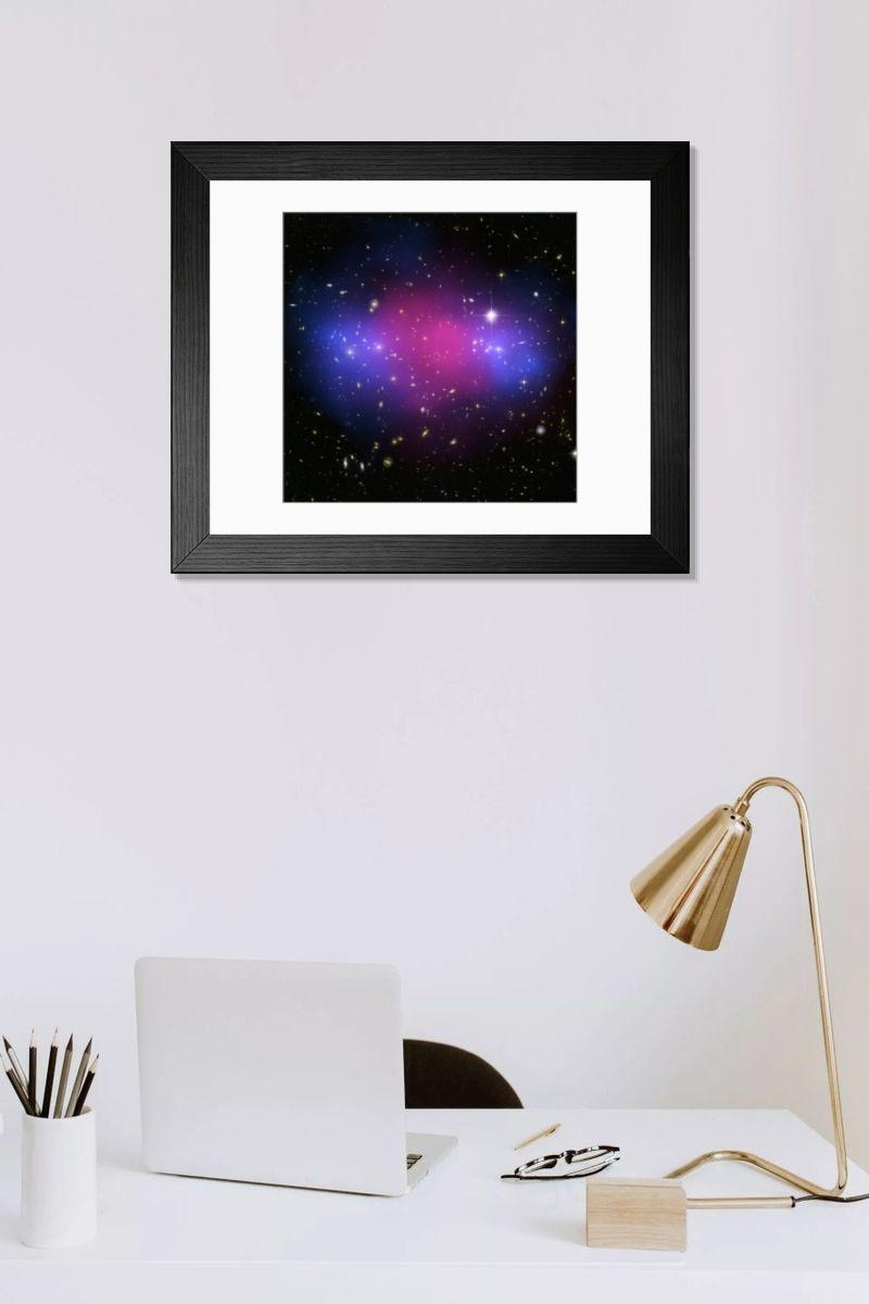 Shown hanging in a room: Modern 14"x12" (36x31cm)