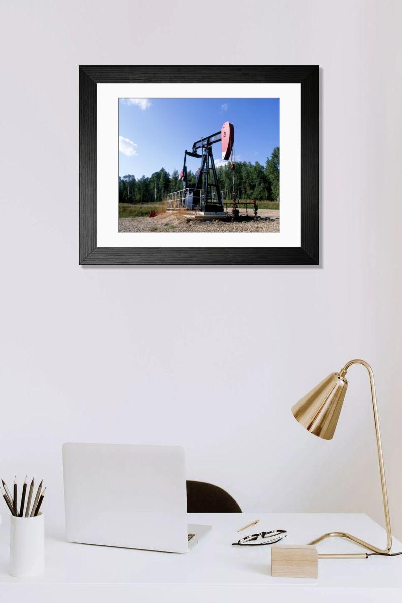 Shown hanging in a room: Modern 14"x12" (36x31cm)