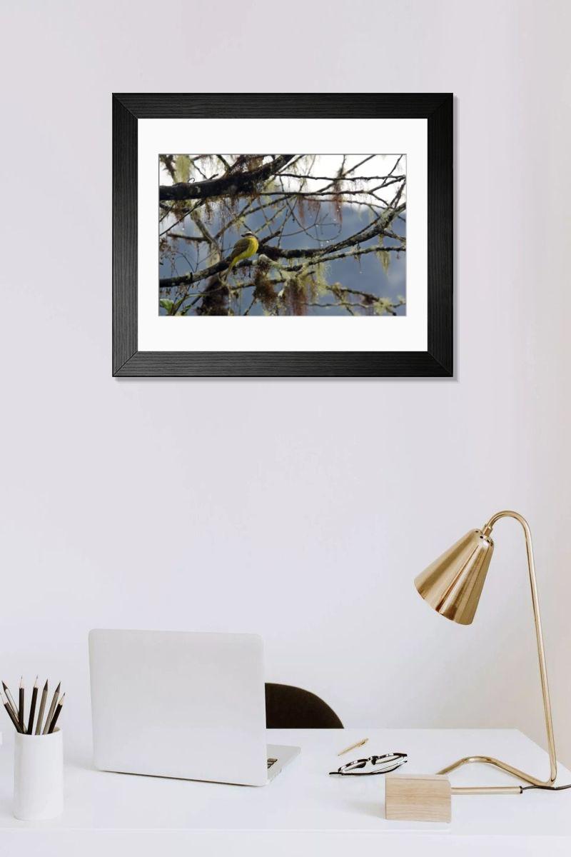 Shown hanging in a room: Modern 14"x12" (36x31cm)