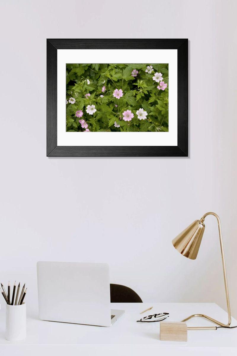 Shown hanging in a room: Modern 14"x12" (36x31cm)