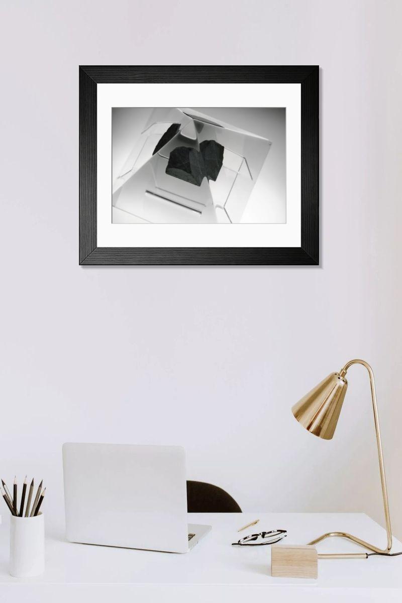Shown hanging in a room: Modern 14"x12" (36x31cm)