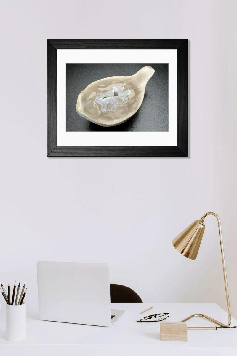 Shown hanging in a room: Modern 14"x12" (36x31cm)