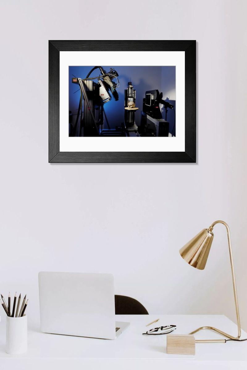 Shown hanging in a room: Modern 14"x12" (36x31cm)