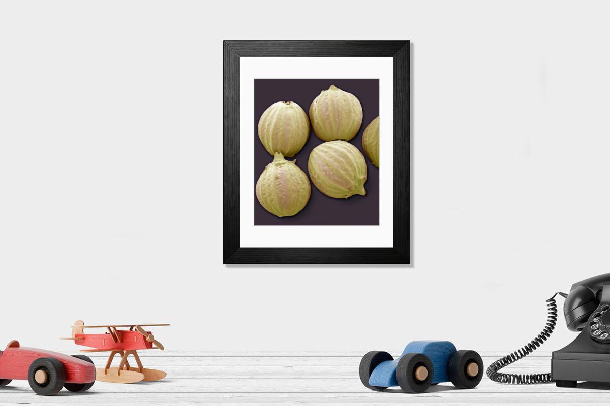 Shown hanging in a room: Modern 14"x12" (36x31cm)