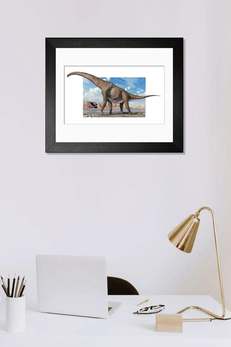 Shown hanging in a room: Modern 14"x12" (36x31cm)